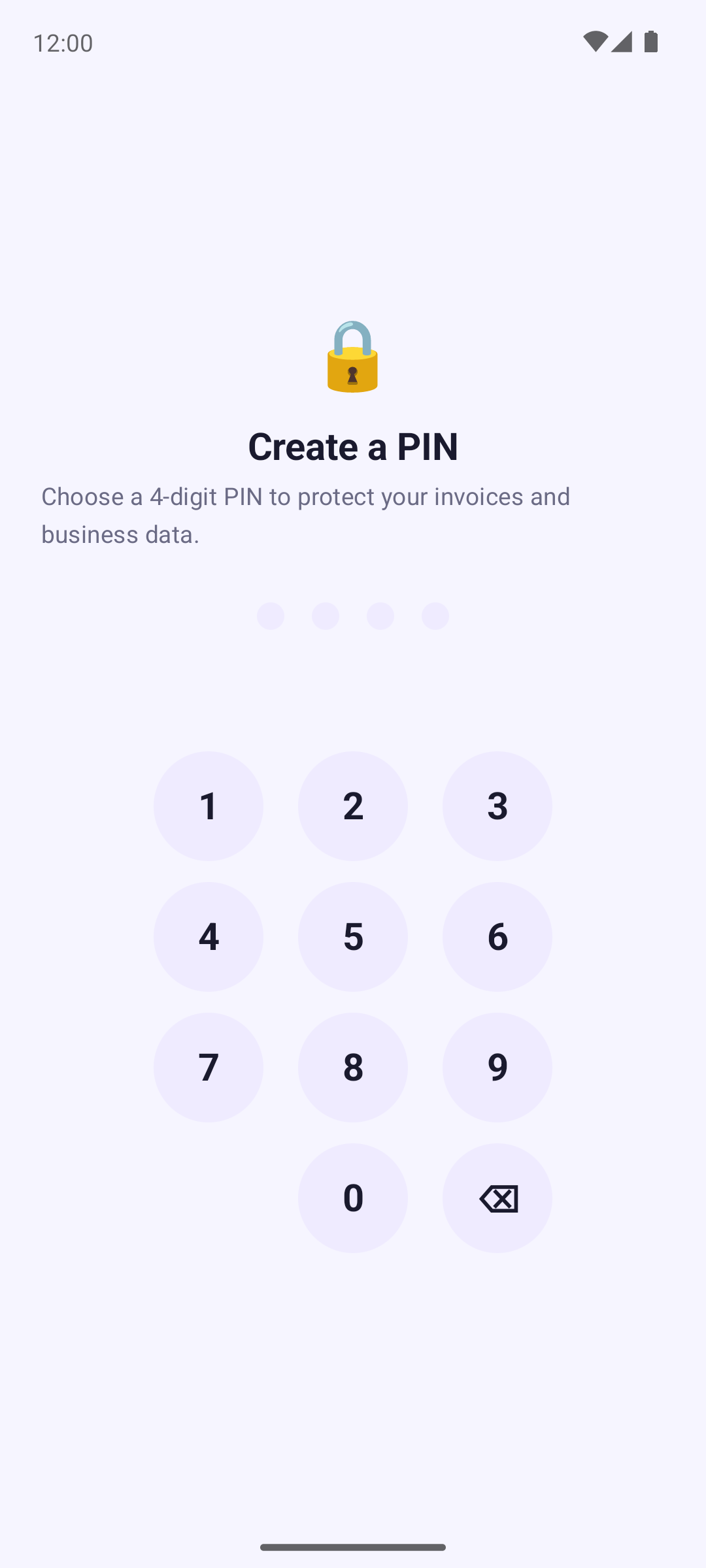 Invoice Cove — App Lock
